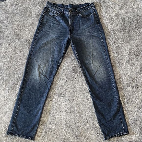 Levis 550 Men's 36x36 Medium Wash Relaxed Fit Straight Leg Jeans - Picture 1 of 9